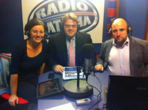Francesca Marchese e Carlo Lo Re con Marco Romano a Catania Report
