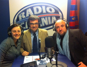 Francesca Marchese e Carlo Lo Re con Francesco Garraffo a Catania Report