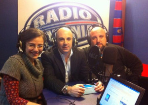 Francesca Marchese e Carlo Lo Re con Antonio Virzì a Catania Report