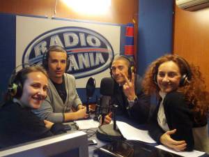 Mariangela Di Stefano e Mara Di Maura con Riccardo Todaro e Luca Garofalo a Catania Report